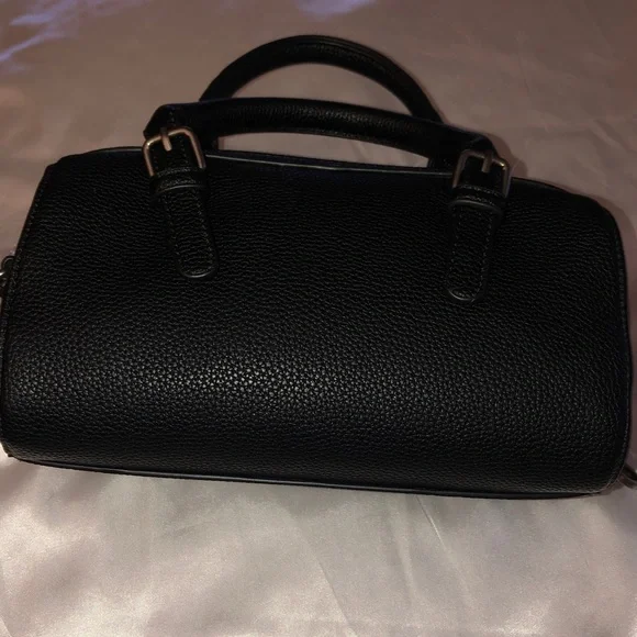 Montana West Black Faux Leather Embroidered Sugar Skull Satchel Crossbody NWT - Picture 7 of 16